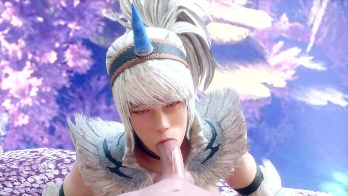 Costume Girl In Kirin Blows A Dick In The Open