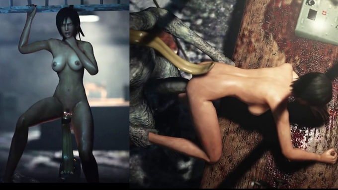 Ada Wong Gets Locked Up And Fucked Inside The Prison Cell