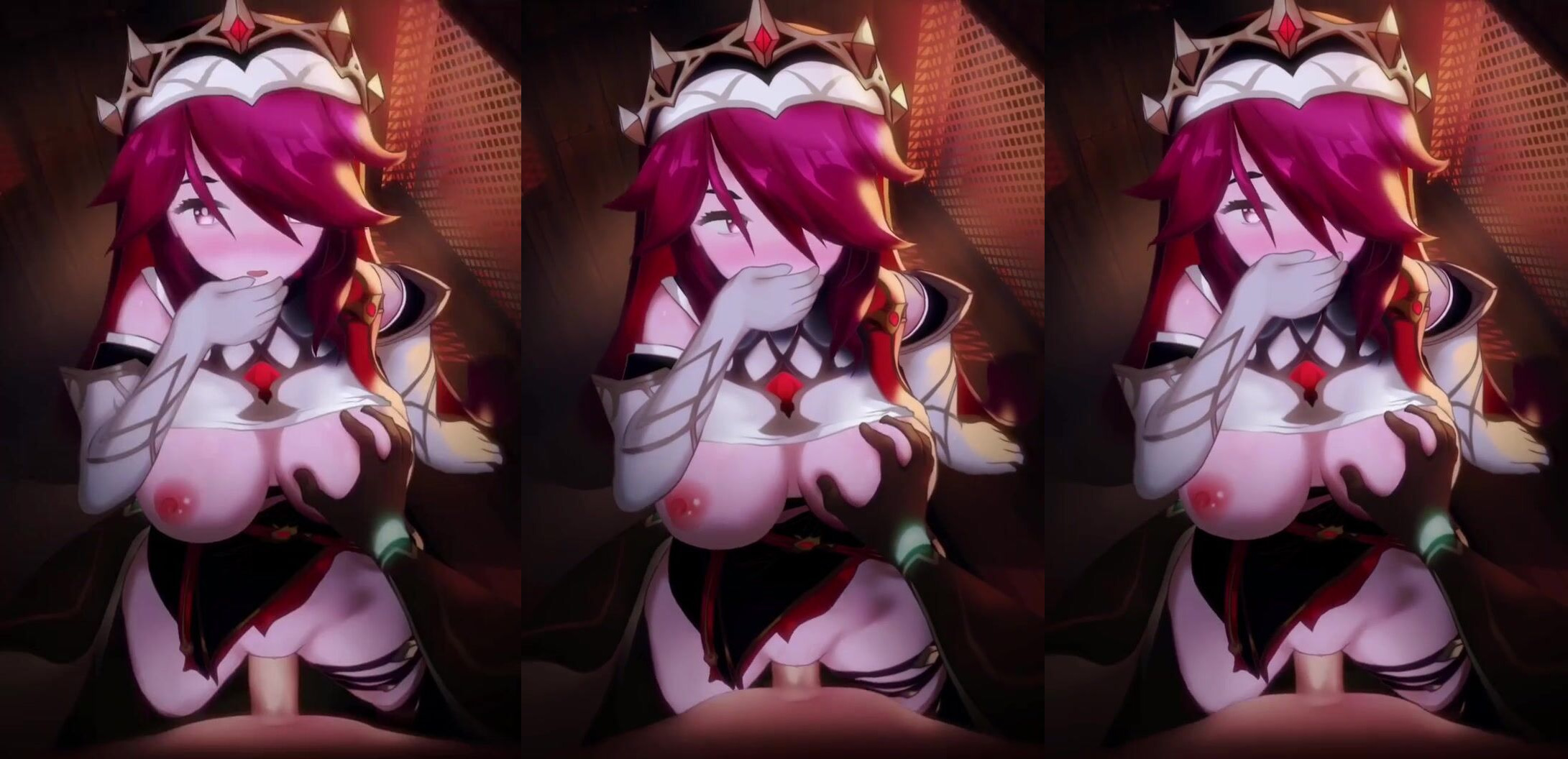 Rosaria’s Sneaky Sex In The Confessional Booth