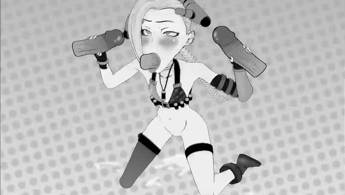 Jinx Gets Gangbanged By Multiple Cocks