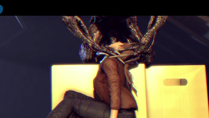 Jill Valentine And Claire Redfield Get Caught And Plowed By A Monster
