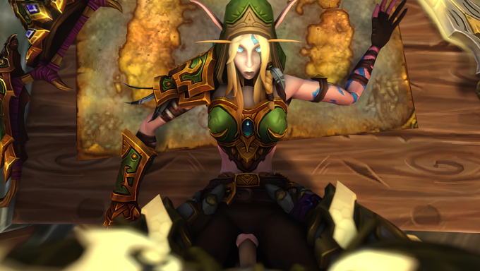 Horny Alleria Windrunner Sucks Turalyon Off Then Gets Creampied