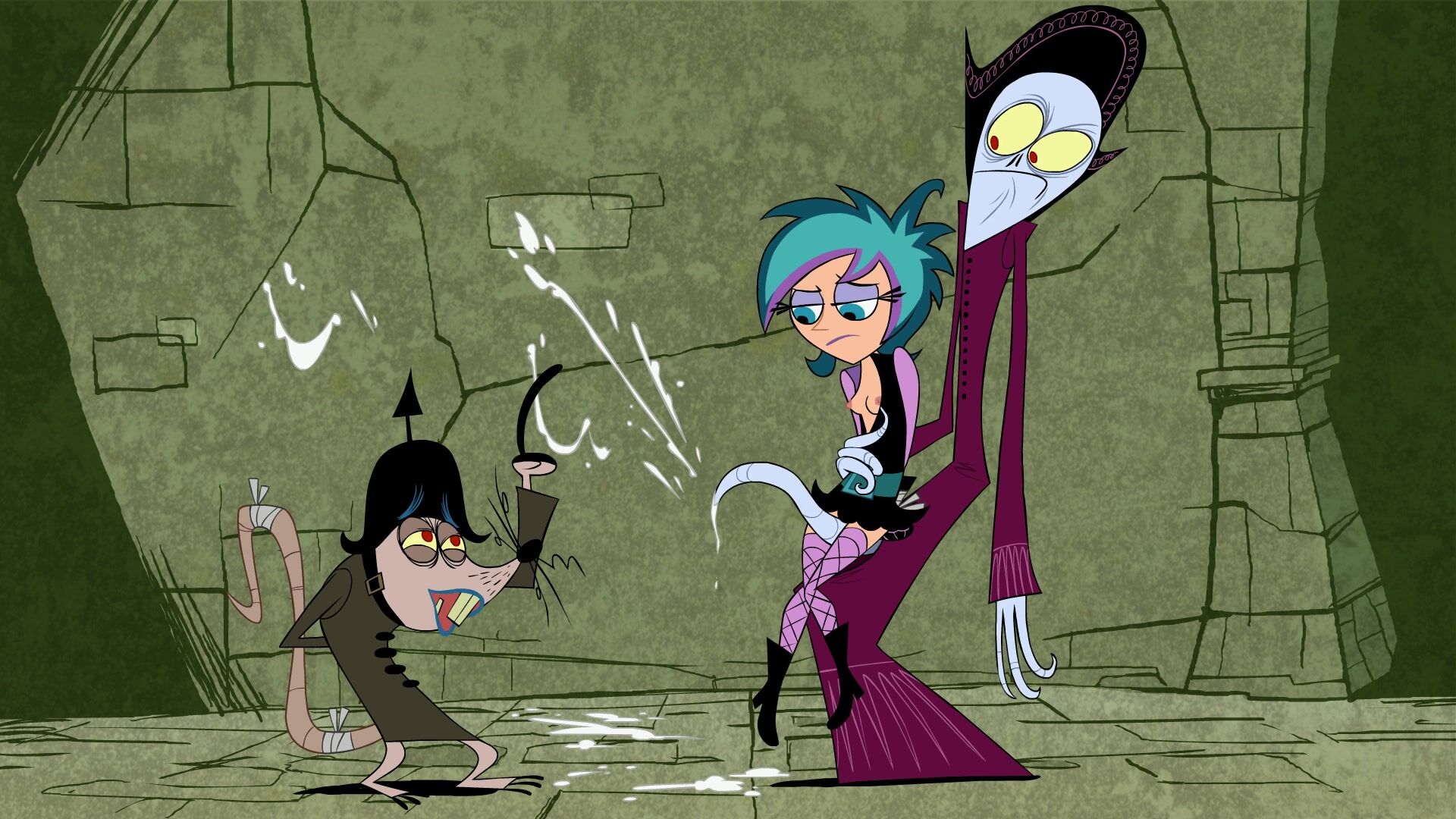Lacey Shadows Gets Creampied By Baron Vain’s Writhing Tentacles