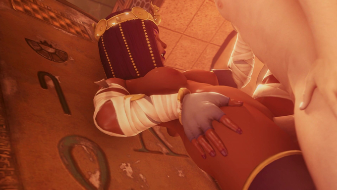 Menat Lets Her Servant Fuck Her And Cum Inside Her Pussy