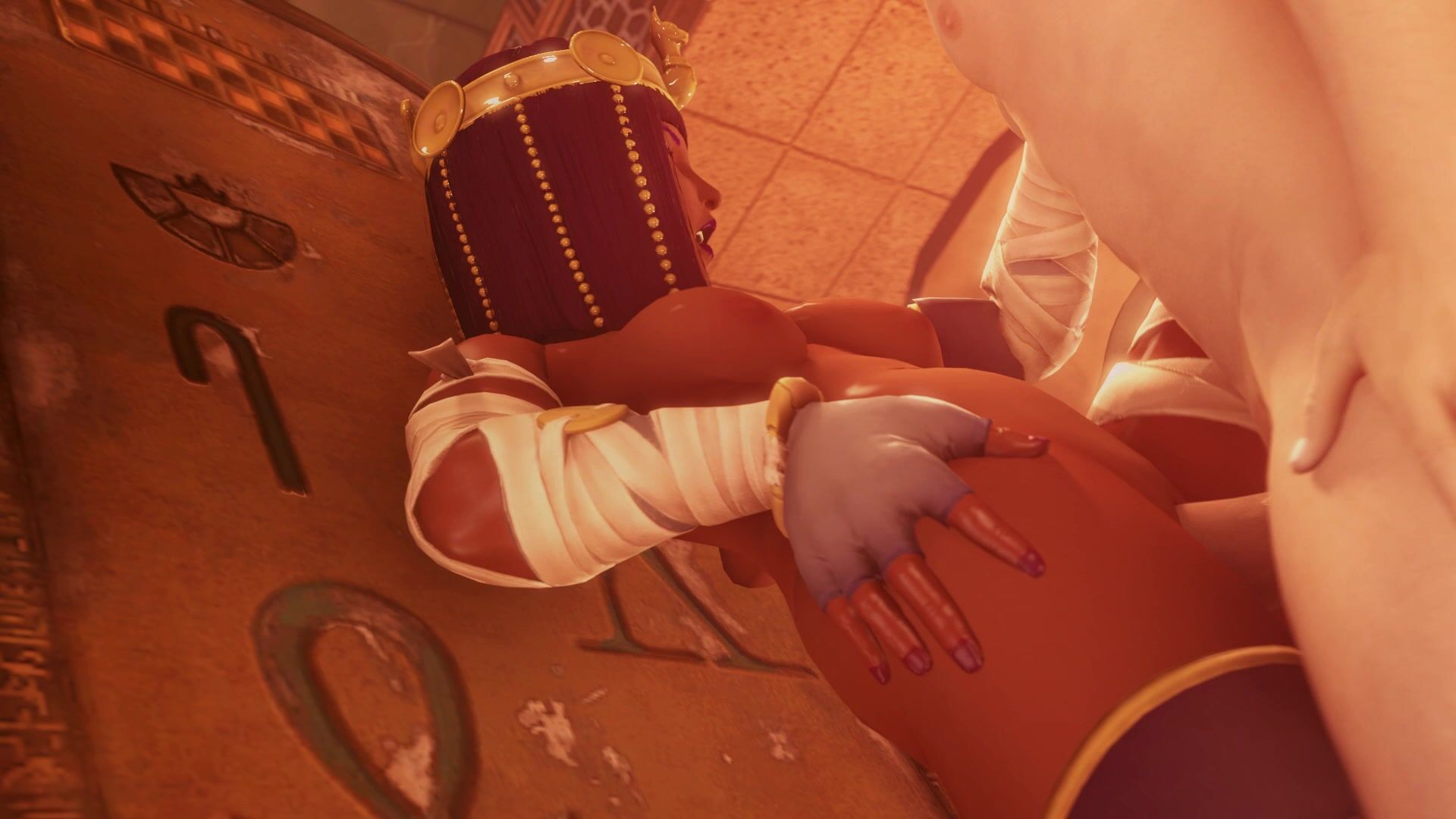 Menat Lets Her Servant Fuck Her And Cum Inside Her Pussy