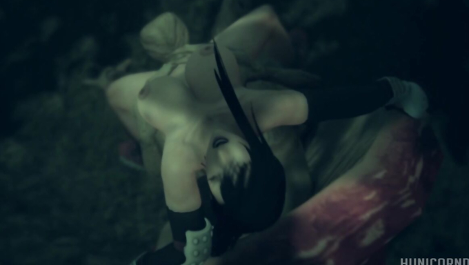 Tifa Lockhart Gets Rammed And Impregnated By A Monster In The Forest