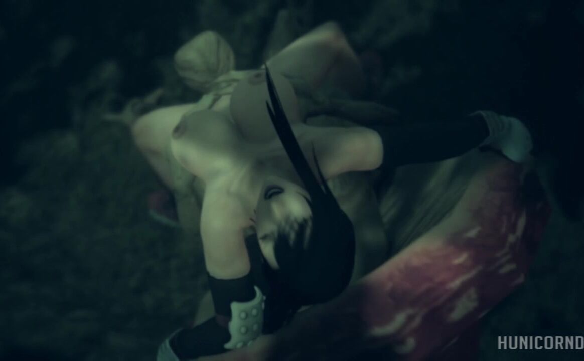 Tifa Lockhart Gets Rammed And Impregnated By A Monster In The Forest