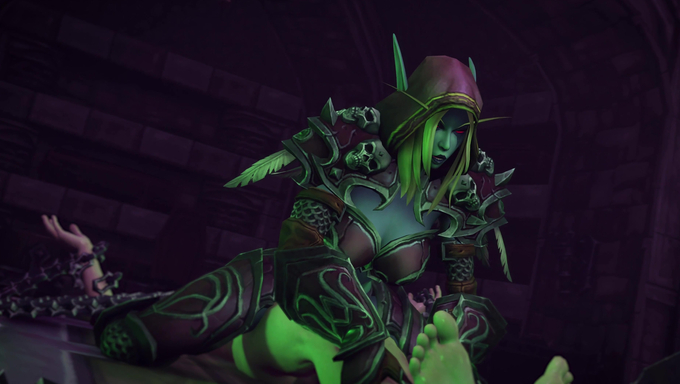 Sylvanas Windrunner Enslaves A Human And Uses His Body