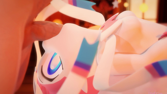 Sylveon Craves Her Trainer’s Cock In Her Mouth