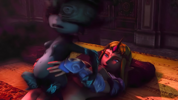 Princess Zelda Plows Midna And Shoots Her Load Inside Her Pussy