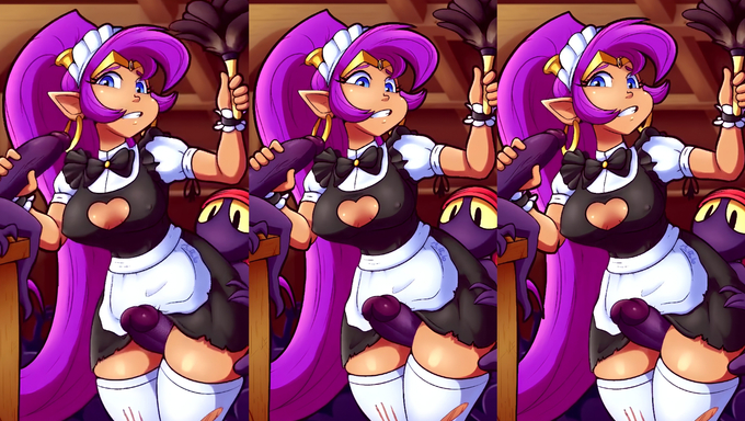 Maid Shantae Keeps Both Cocks Fully Serviced Like A Customer Loyalty Program