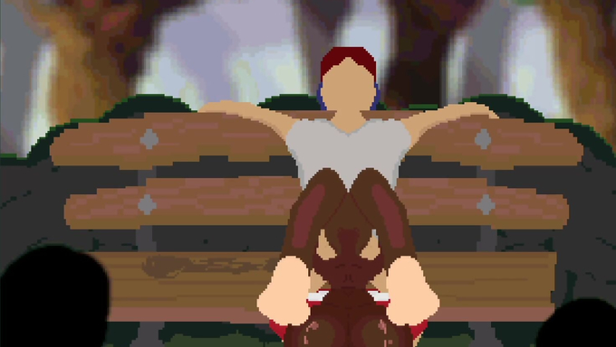 Lopunny Sucks A Stranger’s Cock And Rides Him On The Bench