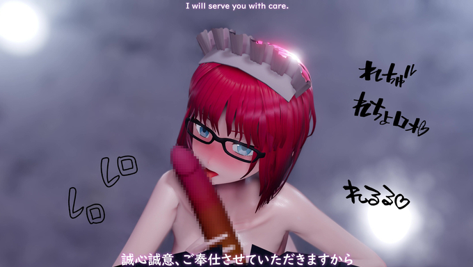 Maid Hisui Gives Oral Pleasure To Her Master's Cock