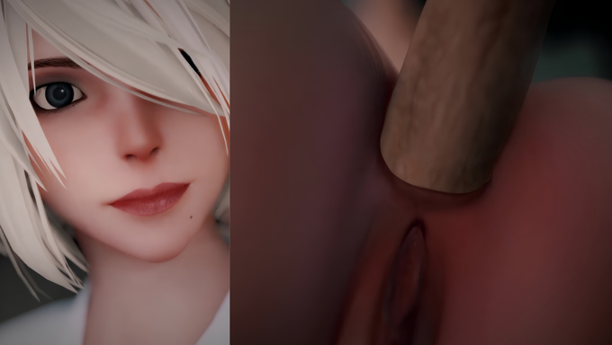 2B's Ass Gets Smashed By Her Coworker In The Office