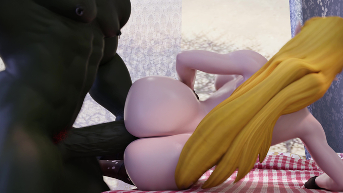 Princess Zelda Hungrily Pleasures A BBC In Side Fuck Position