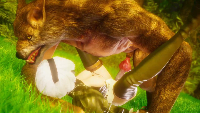 2B Encounters A Werewolf And Gets Rammed On The Ground