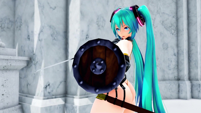 Miku Hatsune Takes On The Sex Trial To Unlock The Next Dungeon Area