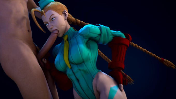 Warrior Babe Cammy White Slurps A Cock Inside A Naughty Pitch‑Black Hideout