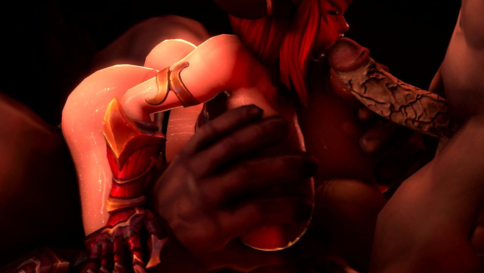 Alexstrasza Gets Enslaved And Gangbanged By Orcs