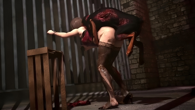 Captured Ada Wong Gets Horrifically Pounded By A Horny Zombie Dog