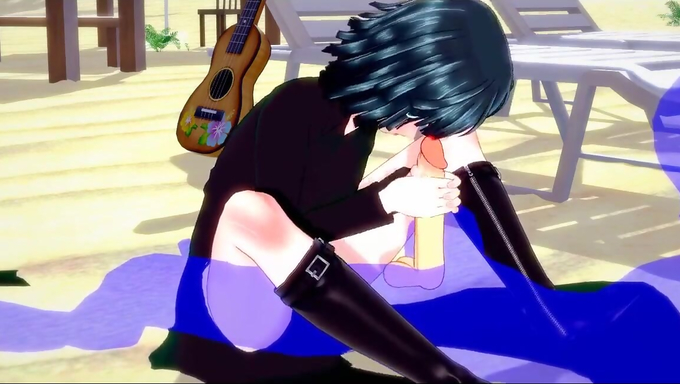 Fubuki’s Public Beach Creampie