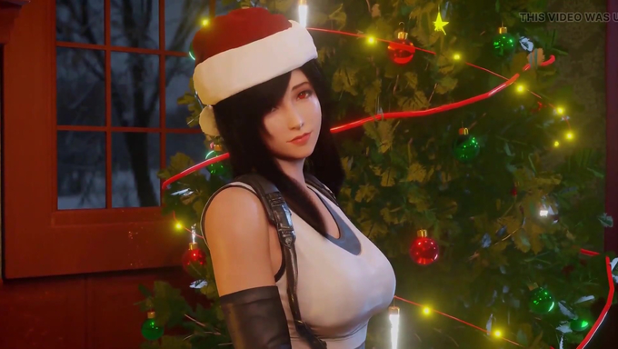 Tifa Lockhart Gives A Boobjob As A Gift This Christmas