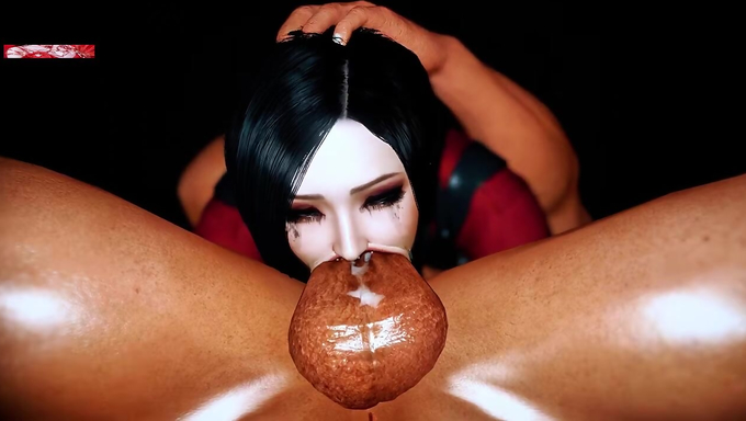 Ada Wong Gets Her Throat And Ass Pounded