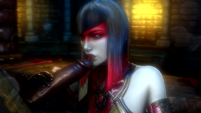 Countess Gives A Hot Blowjob To A BBC Then Takes A Massive Facial