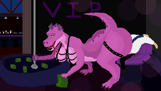 Interstellar Demon Stripper’s Reverse Cowgirl Ride With Her Customer