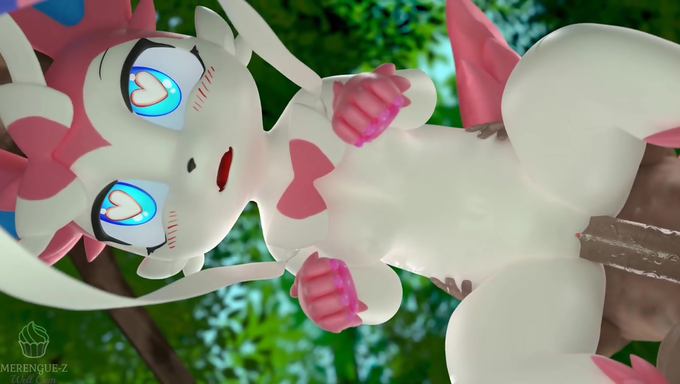 Sylveon Gets Railed By A BBC Deep In The Dark Woods