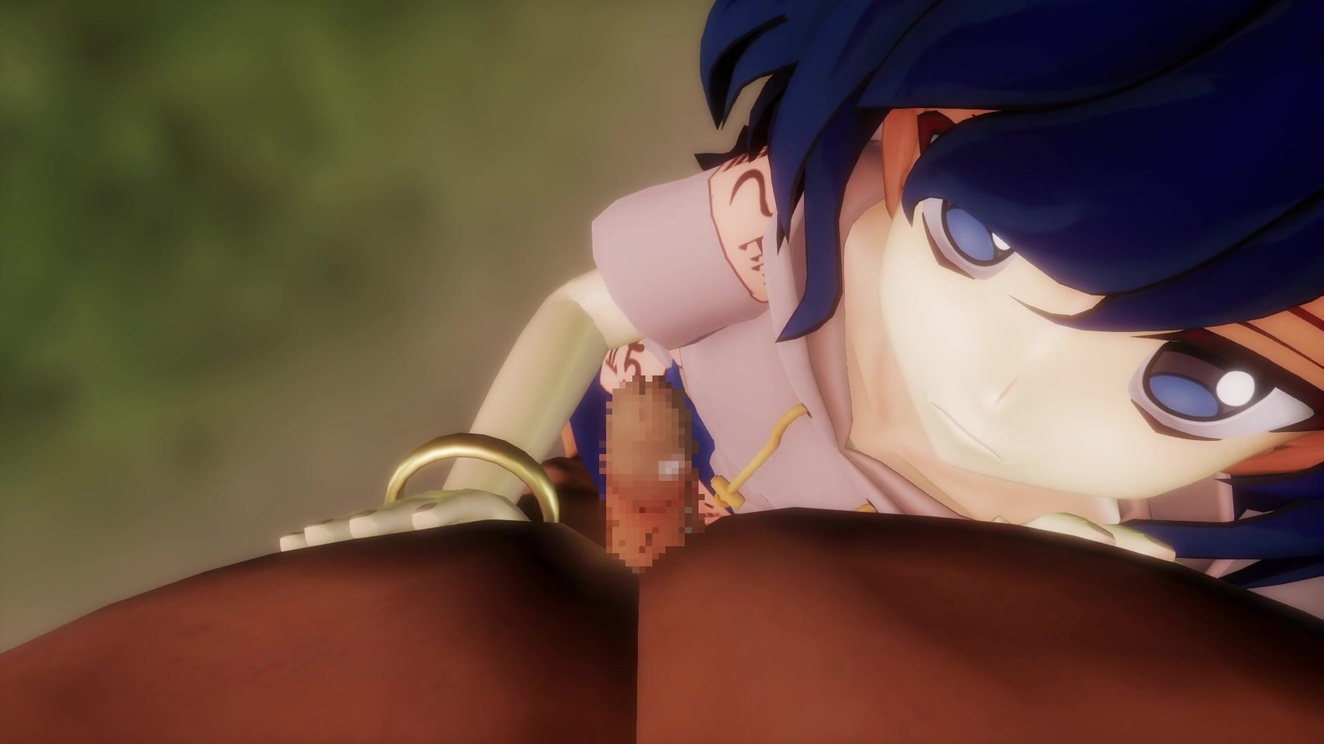 Shion Yorigami Strokes A Stranger’s Dick Outside Of Her House