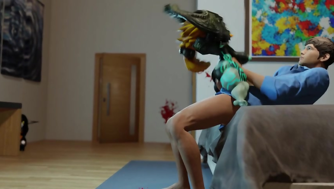 Busty Midna Gets Shot In The Head And Roughly Creampied By A Human Cock