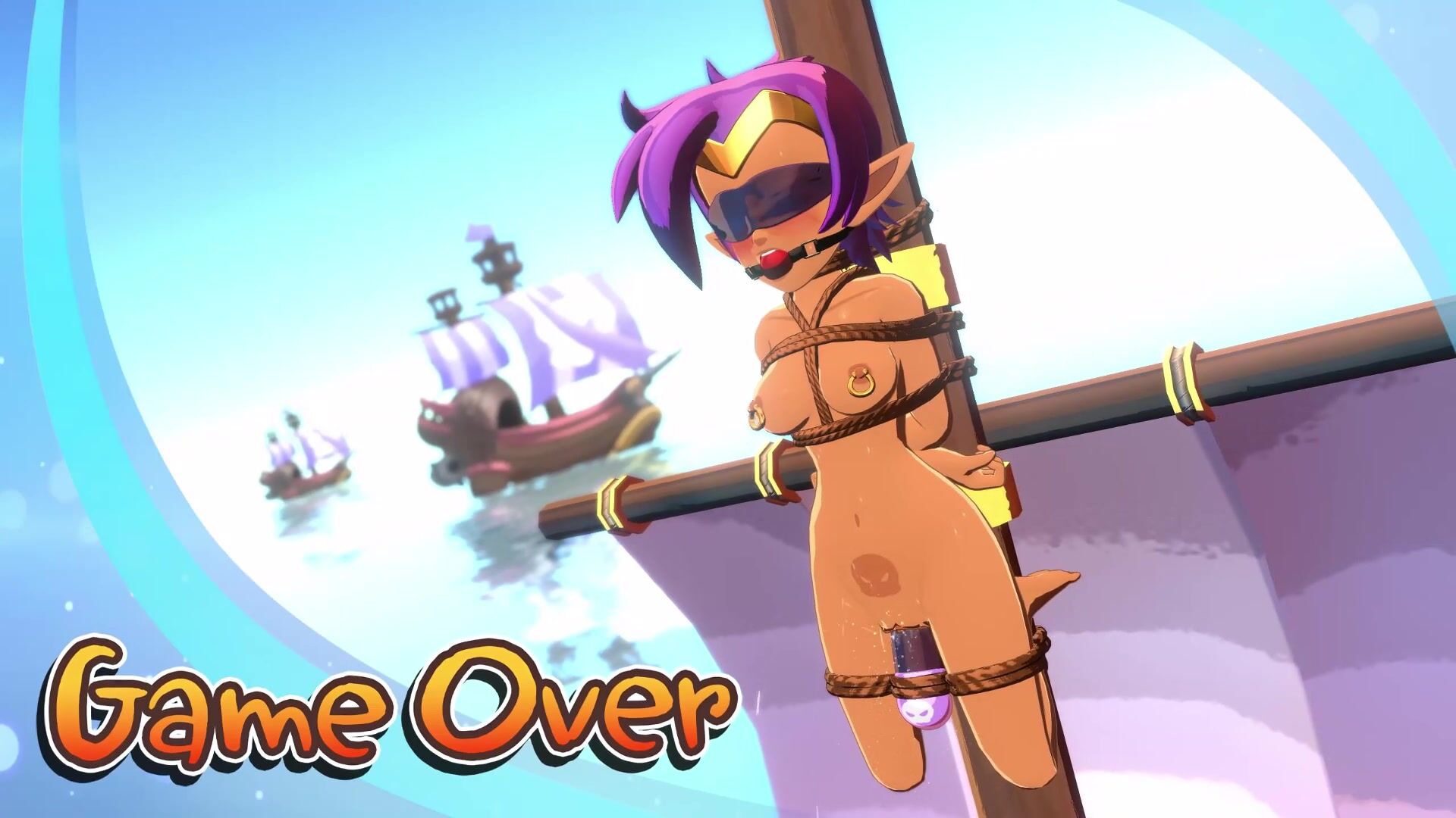 Shantae Fails To Escape And Gets Her Pussy Stimulated By A Vibrator