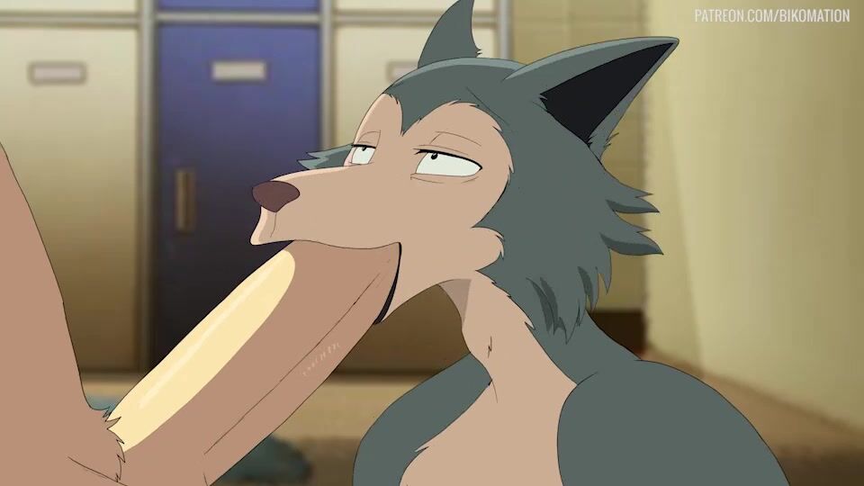 Jack Jerks Off And Gets His Cock Sucked By Legoshi In The Locker Room