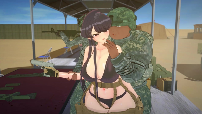 Shouko Komi Gets Smashed During Her Military Training