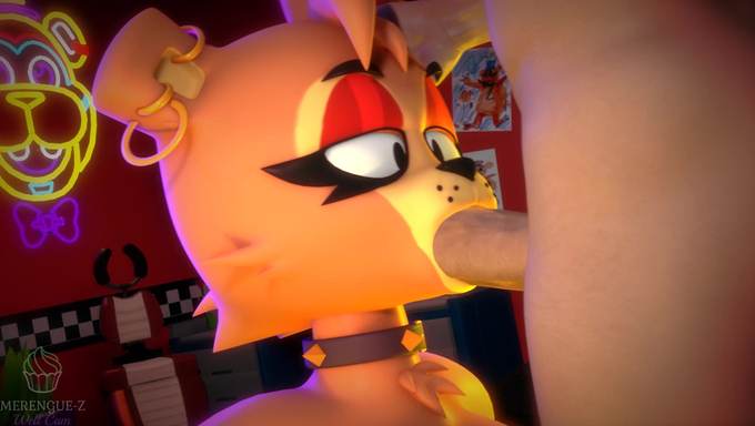 Glamrock Freddy Takes Hard Backshots And Gulps Down Every Drop Of Cum