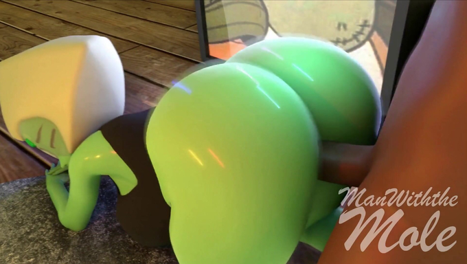 Thick Ass Peridot Takes Hard Backshots From A Huge Cock