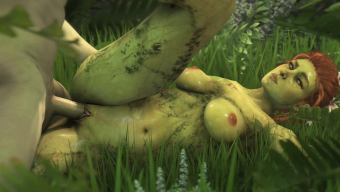 Poison Ivy Gets Side‑Fucked On The Grass Field In The Woods