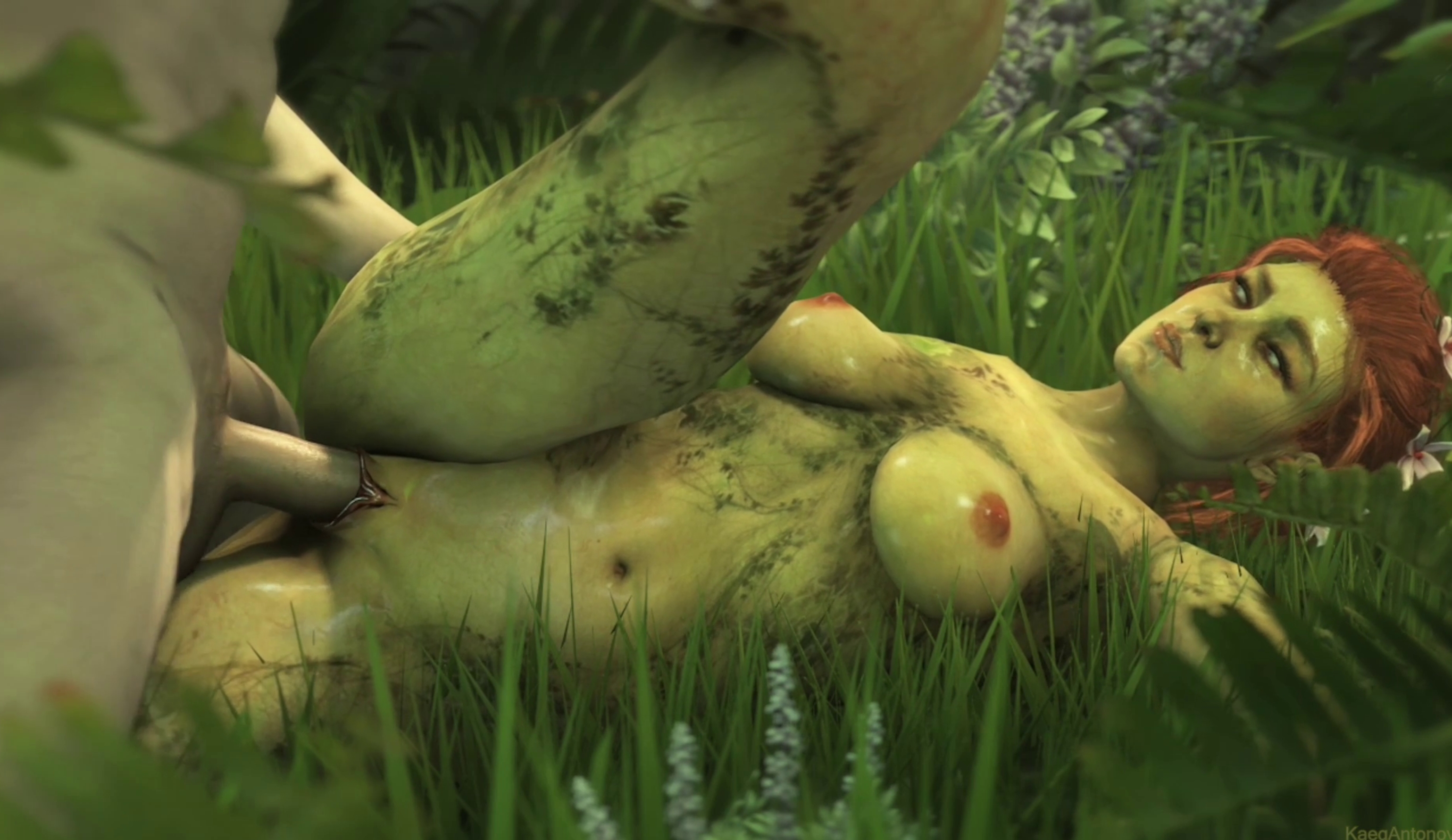 Poison Ivy Gets Side‑Fucked On The Grass Field In The Woods