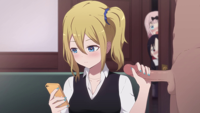 Ai Hayasaka Gives Her BF A Handjob While She's Busy On Her Phone