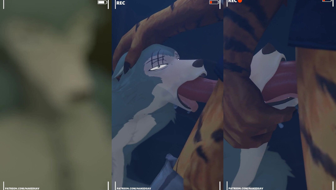Legoshi Gets Filmed While Being Mouthfucked