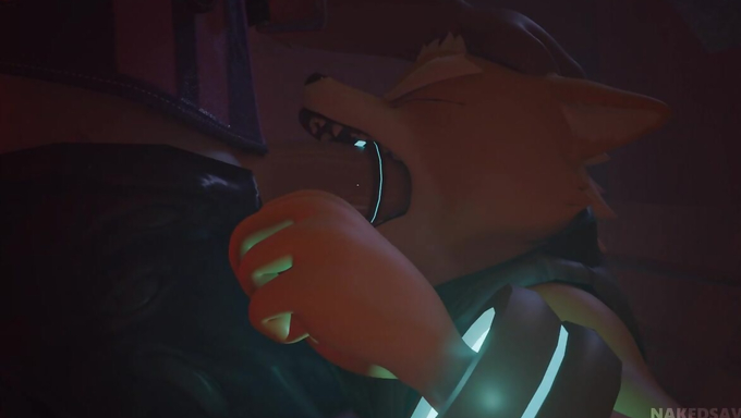 Wolf O'Donnell Captures Fox McCloud And Fucks His Mouth