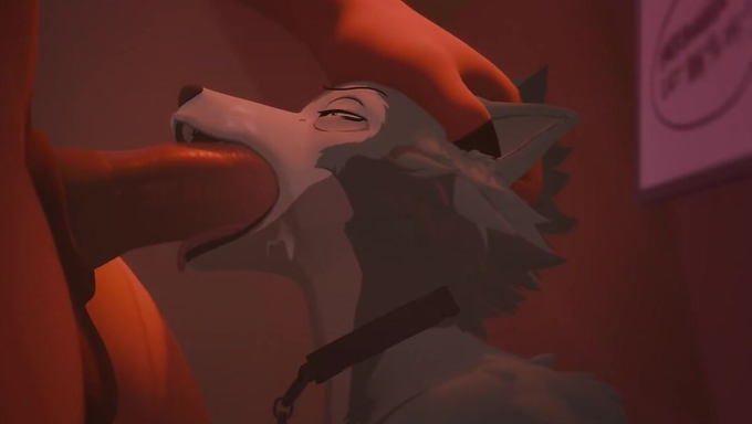 Legoshi Gets Mouthfucked After Being Enslaved