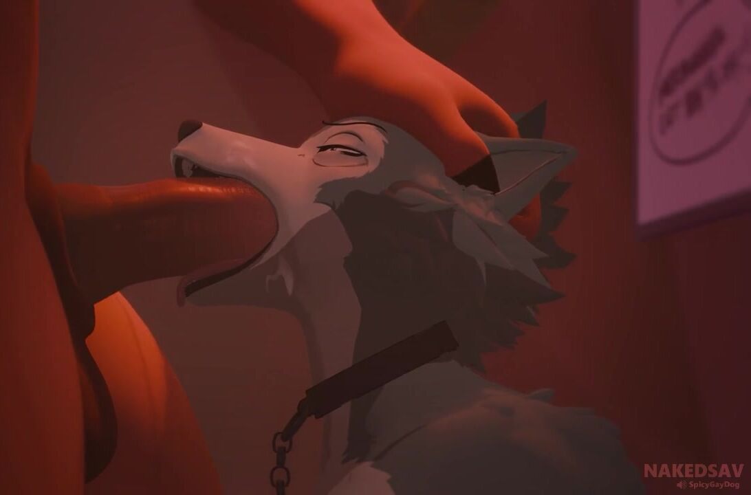 Legoshi Gets Mouthfucked After Being Enslaved