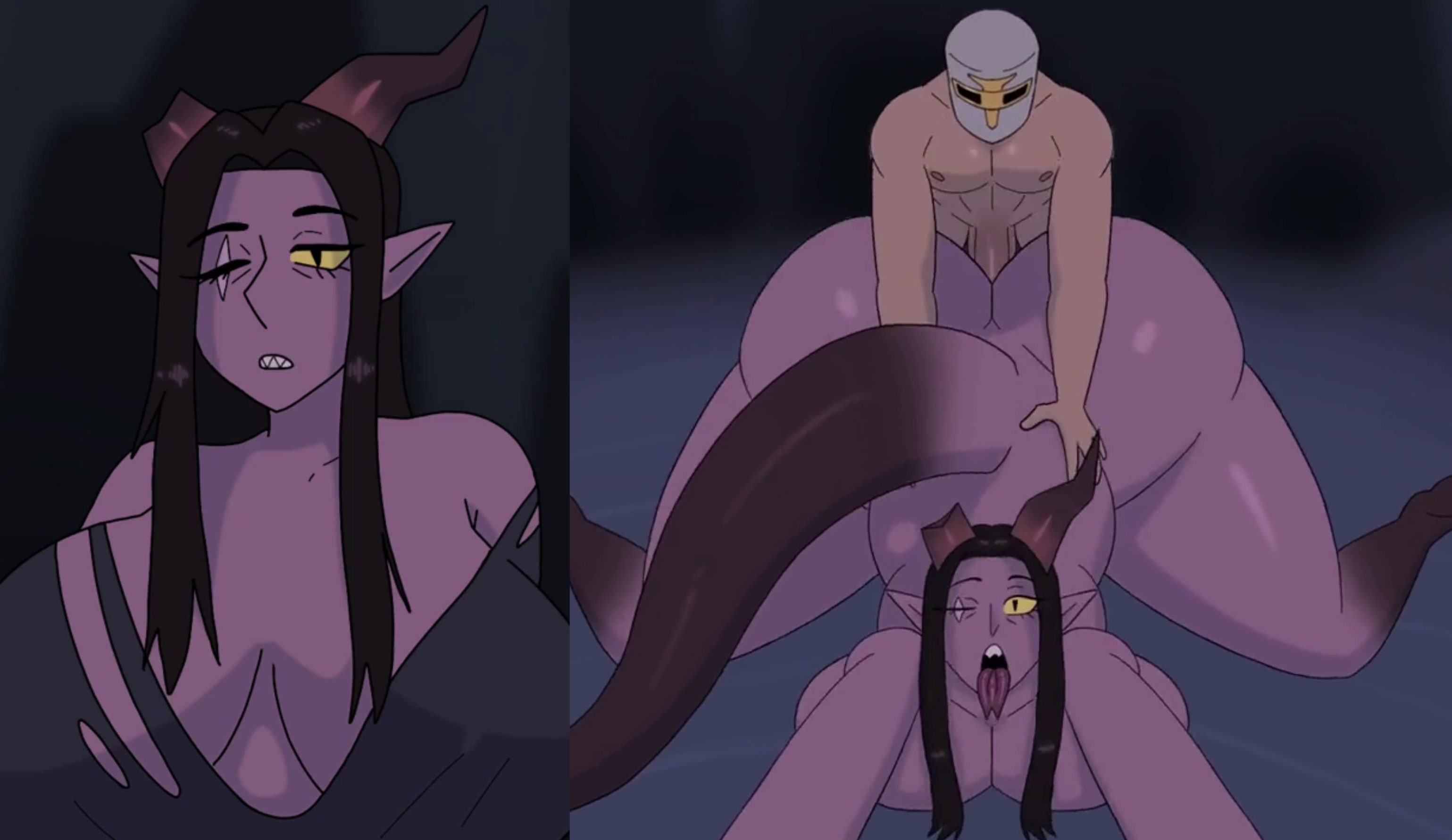 Dawna Gets Pounded And Impregnated By A Brave Knight In Her Cave