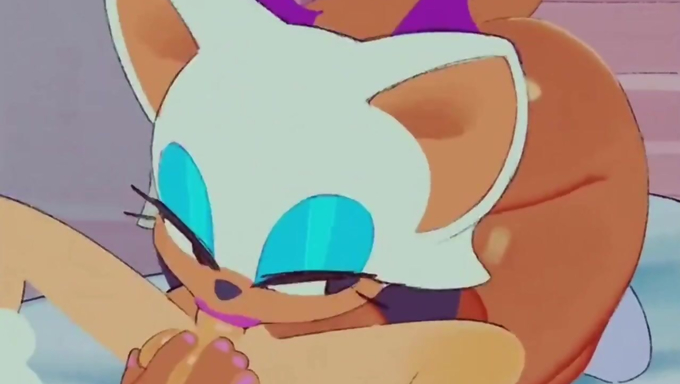 Rouge The Bat Wakes Up Tails By Sucking His Cock And Sitting On His Face