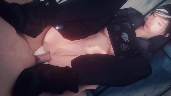 Dokkaebi's Ass Gets Fucked By A Huge Cock On The Wooden Floor