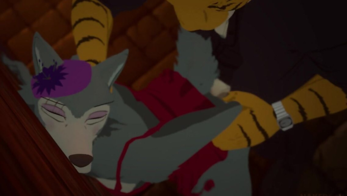 Legoshi Wears A Dress And Gets Rammed By Bill In An Alley