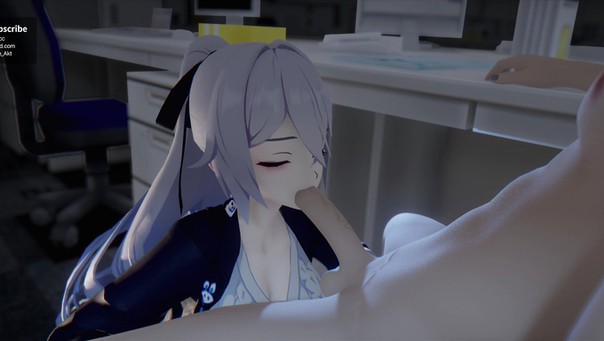 Bronya Zaychik Hooks Up With Her Coworker In The Office