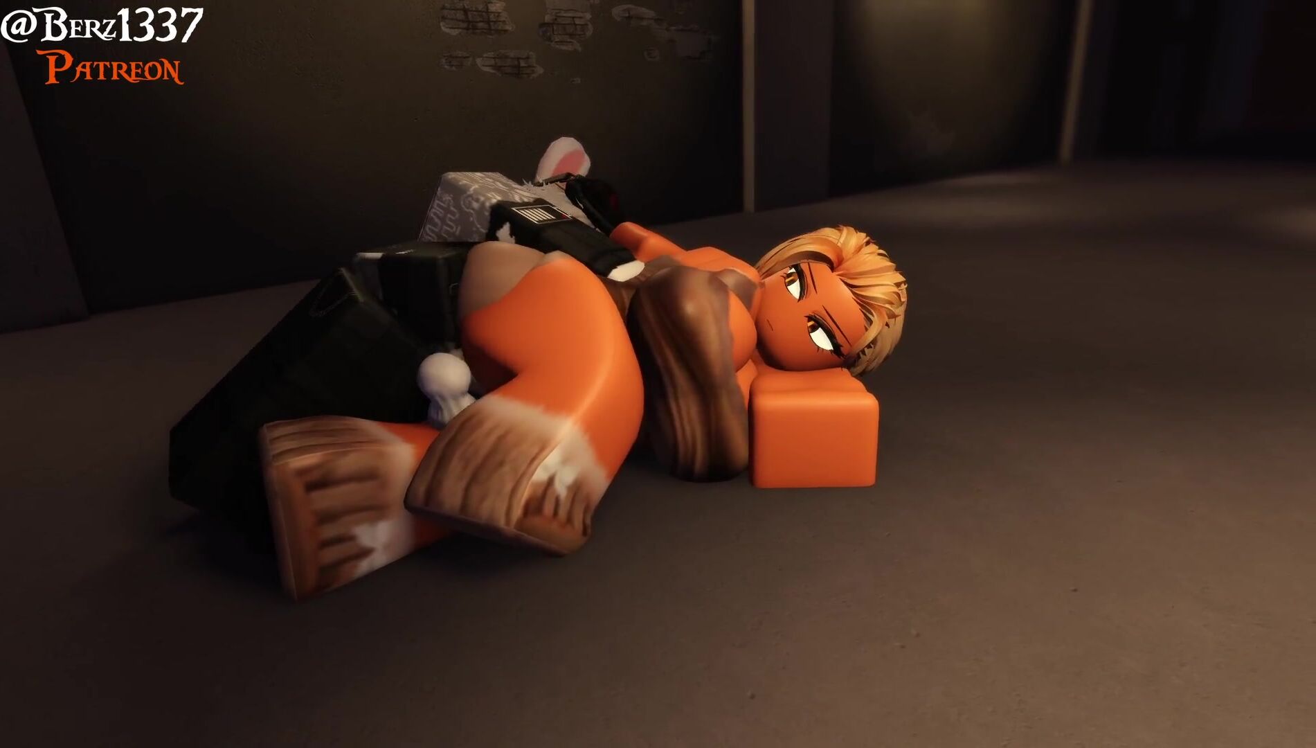Hot Roblox Babe Gets Pounded By A Rabbit On The Streets
